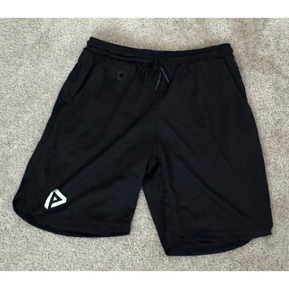 2-in-1 Men Sport Training Running Bodybuilding Workout Fitness Shorts Small - Picture 4 of 15
